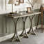 Table console en bois avec placage en chêne-958016104