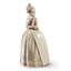 Statue femme en porcelaine bisous-50342109