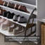 Banc de rangement pour chaussures 11 paires-87052745