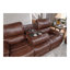 Causeuse inclinable manuelle Keily - brun foncé
