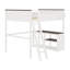 Loft Bed With Desk,Open Shelf And A Storage Box,USB Charging Station