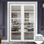 Portes françaises en verre transparent Quadro-75684930