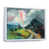 White Floater Framed