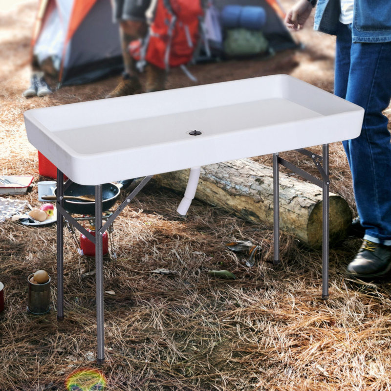 Table de nettoyage pliable portative 4pi