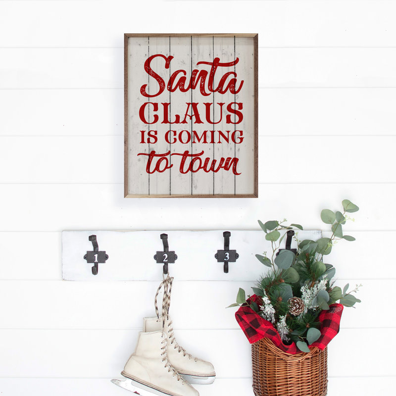 Le père Noël arrive en ville