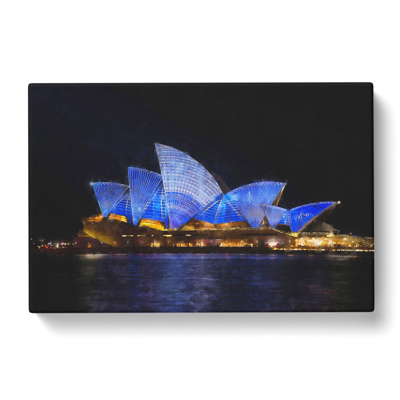 Sydney Opera House Vol.1 - Wrapped Canvas, 35cm H x 76cm W x 3cm D