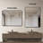 Metal Framed Rectangular Bathrrom Mirror for Wall-1436865136-1436865150