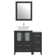 Megaira 36'' Single Bathroom Vanity with Engineered Marble Top with Mirror
