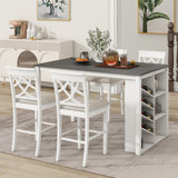 Modern Karlhans 59 L x 35.3 W Dining Set,kitchen table set,dining table set,dining room set