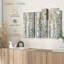 «Birch Wood Meadow», 3 pièces sur toile-98563153