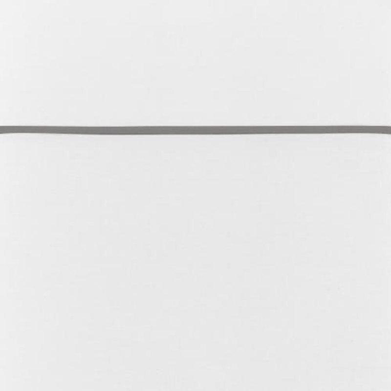 Boutique Percale Sham, Euro, White/Linen