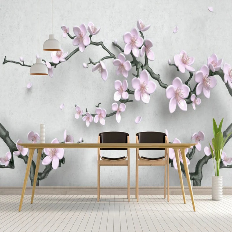 Cherry Blossom Serenity Mural Series, 114" L x 204" W