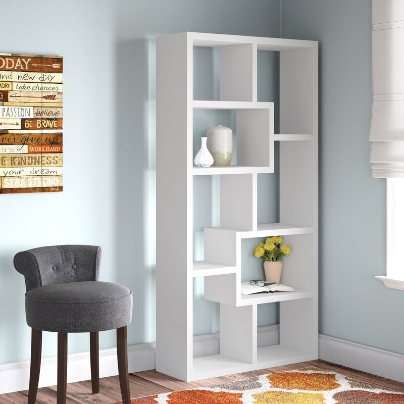 Mercury Row® Tello 10-shelf Geometric Bookcase & Reviews - Wayfair Canada