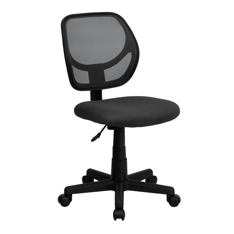 Chaise de bureau Wayfair Basics®, Gris, Non inclus
