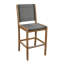 Riviera Teak Outdoor Sling Bar Chair-441185156