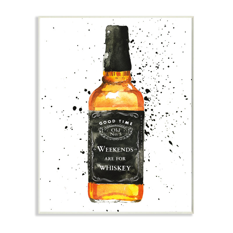 Stupell Industries " Weekends Are For Whiskey " by Mercedes Lopez Charro