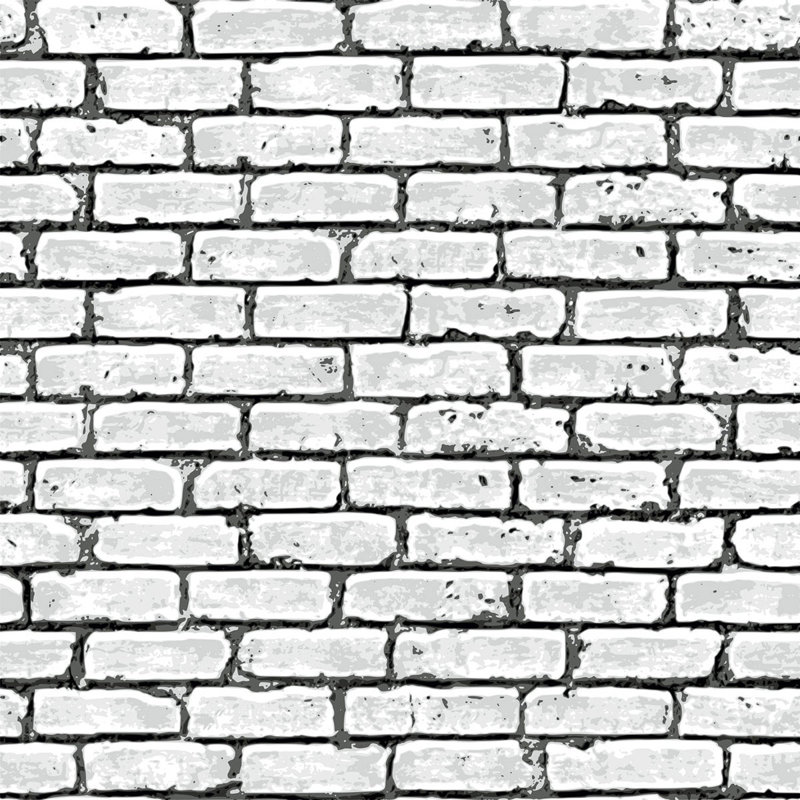 Panneau de papier peint amovible Seymour Brick, L 48 po x l 24 po