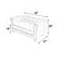 Causeuse en lin Vezina-1182808962