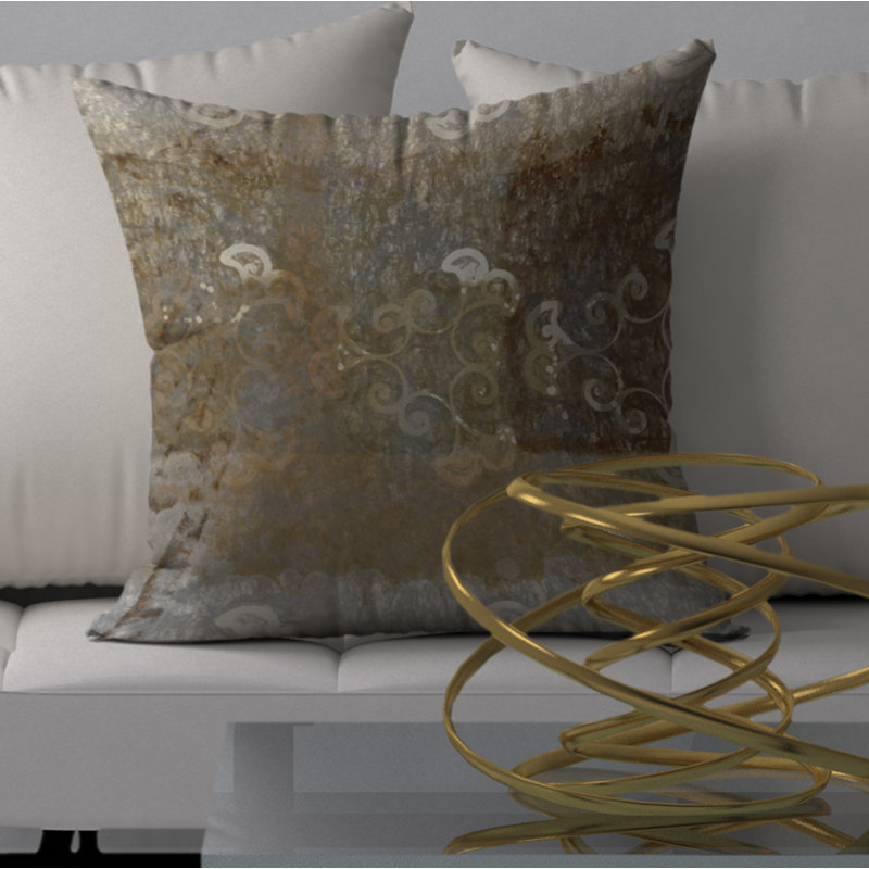 Housse et insert de coussin carré Différence Beaming, 18" x 18"