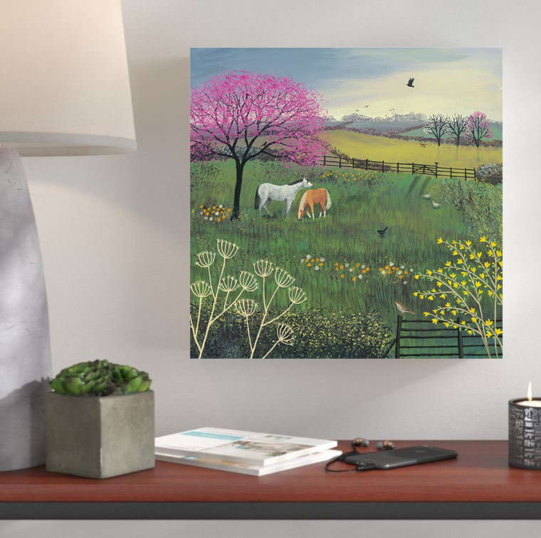 Jo Grundy - Wrapped Canvas Painting, 85cm H x 85cm W x 3.8cm D