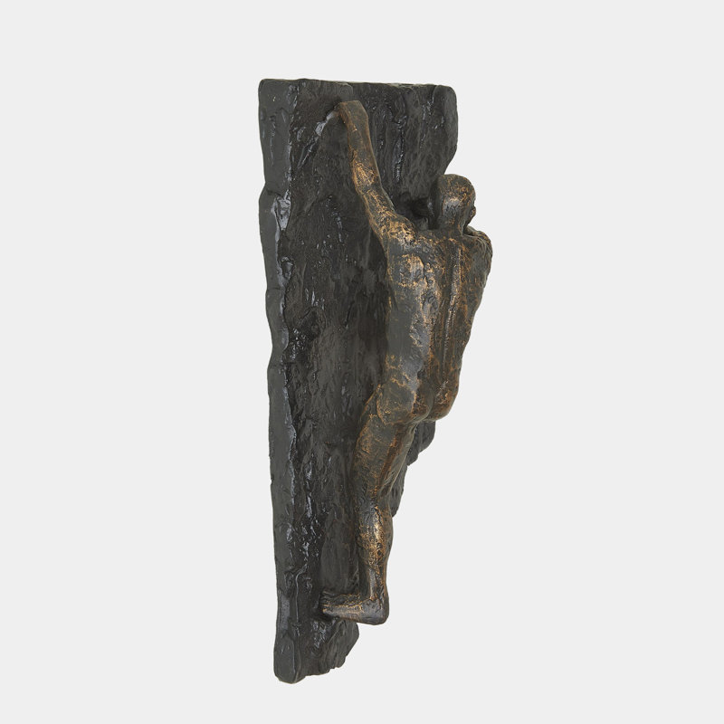«Free Climbing Free» - Poche pour homme - Bronze, H 12 po x l 4,75 po x P 4,75 po