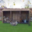 11 Ft. x 3 Ft. Log & Tool Store - Triple Bay Multi Storage Unit-36319742