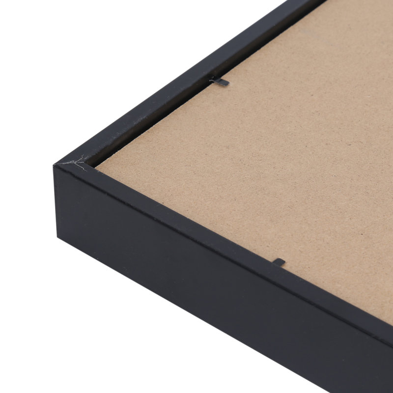 Adreian Matte Shadow Box Picture Frame, 12" x 12", Black