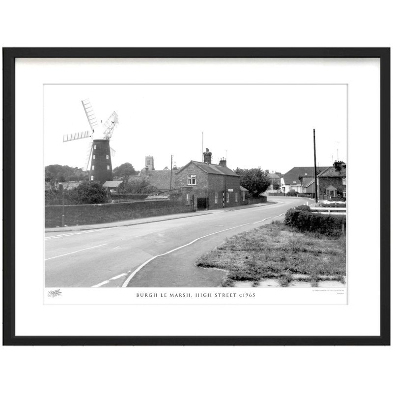 Burgh Le Marsh, High Street C1965 1 Piece Single Picture Frame Wall Art, 63.3cm H x 83.5cm W x 2.3cm D
