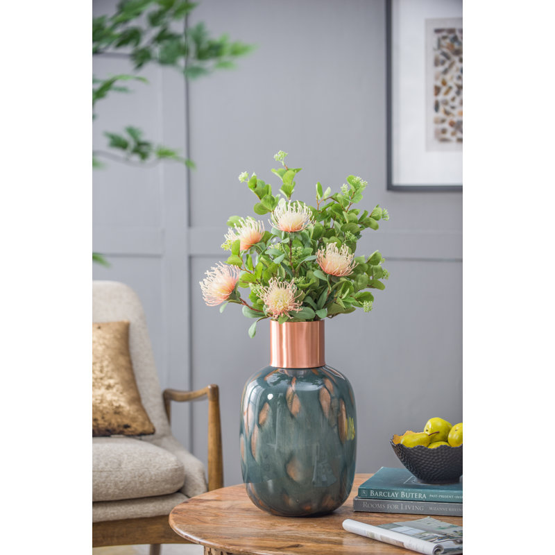 Vase de table Guderian, H 17,3 po x l 10,2 po x P 10,2 po