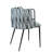 Tyrone Woven Strap Dining Arm Chair Set with Weave Design and Sleek Metal Frame-1347533726-1347534027
