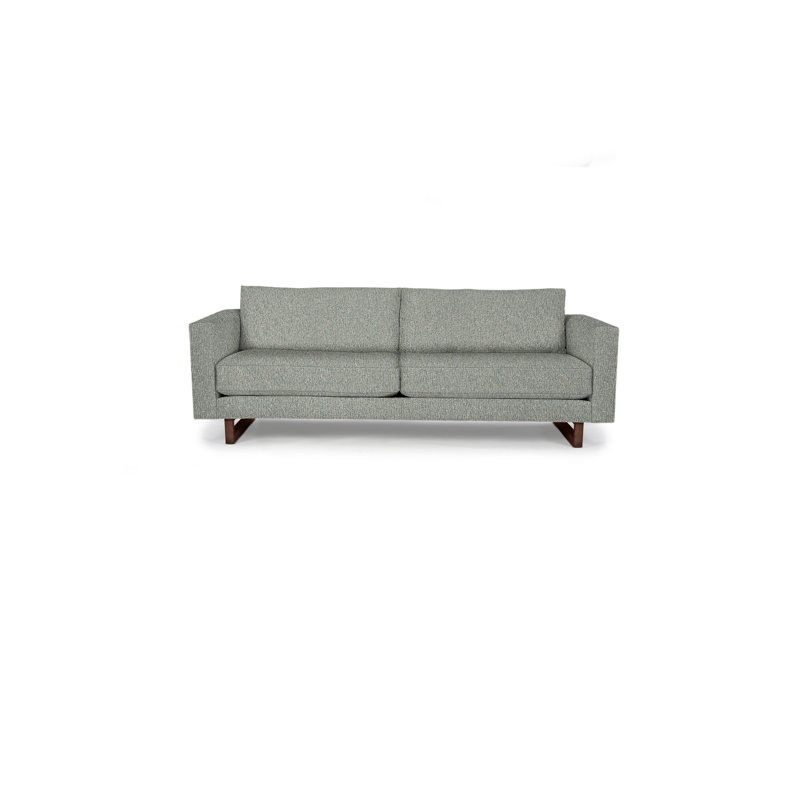 Avalon Sofa, Walnut, Paprika Polyester Blend