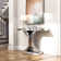Rillamas 43.3'' Mirrored Glass Console Table Entryway Living Sofa Table