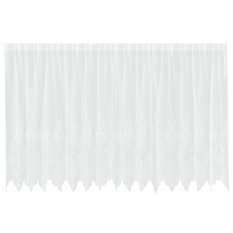 Semi Sheer Curtain Single Panel, 160cm Height x 400cm Width 