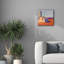  «Bucolique Structure 6» par Carol Young, art mural sur toile, 18 po x 18 po