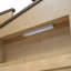 Lit plateforme double en bois avec tête de lit en forme de maison, DEL et rangement intégré-1259634758-1259634757