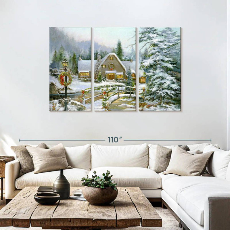 Winter Noel, 48" H x 74" W