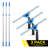Window Washing Kit with Swivel Window Squeegee and 6' Telescopic Pole, 3 Pack-114267974