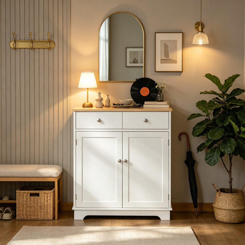 68cm Sideboard, White