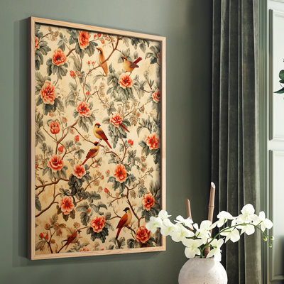 WM MORRIS Series CCXL  -Premium Framed Print -Ready to Hang - No Nails Required