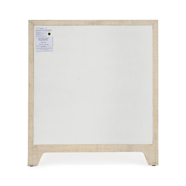 Birch Lane™ Cleo 3 - Drawer Raffia Dresser | Wayfair