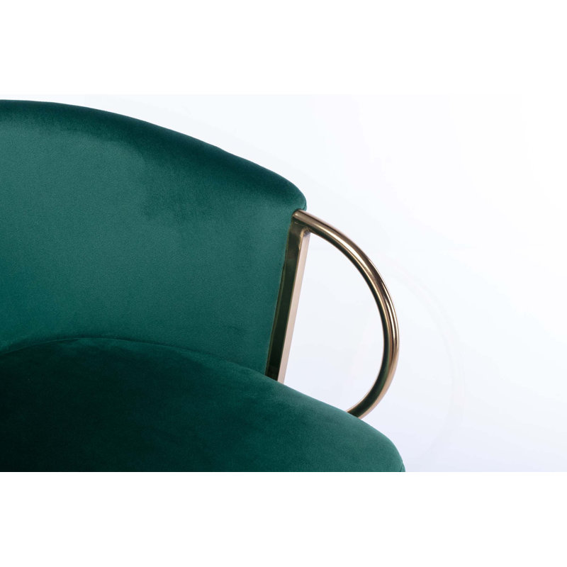 Tabouret à hauteur réglable Therman, Vert