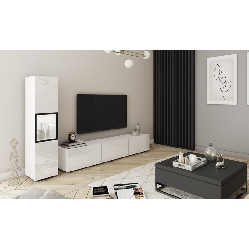 Wallunit Brela I, Set 2 Pcs. , White