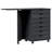 Jennavecia vidaXL MOSS 7-Drawer Chest with Desk & Wheels, Solid Pinewood, 41.5"x15.4"x29.3"-212607400