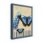 Art mural sur toile tendue «Delphinium - Vertical» par Gail Fraser pour décoration de salon, de chambre à coucher ou de bureau - 35 x 47