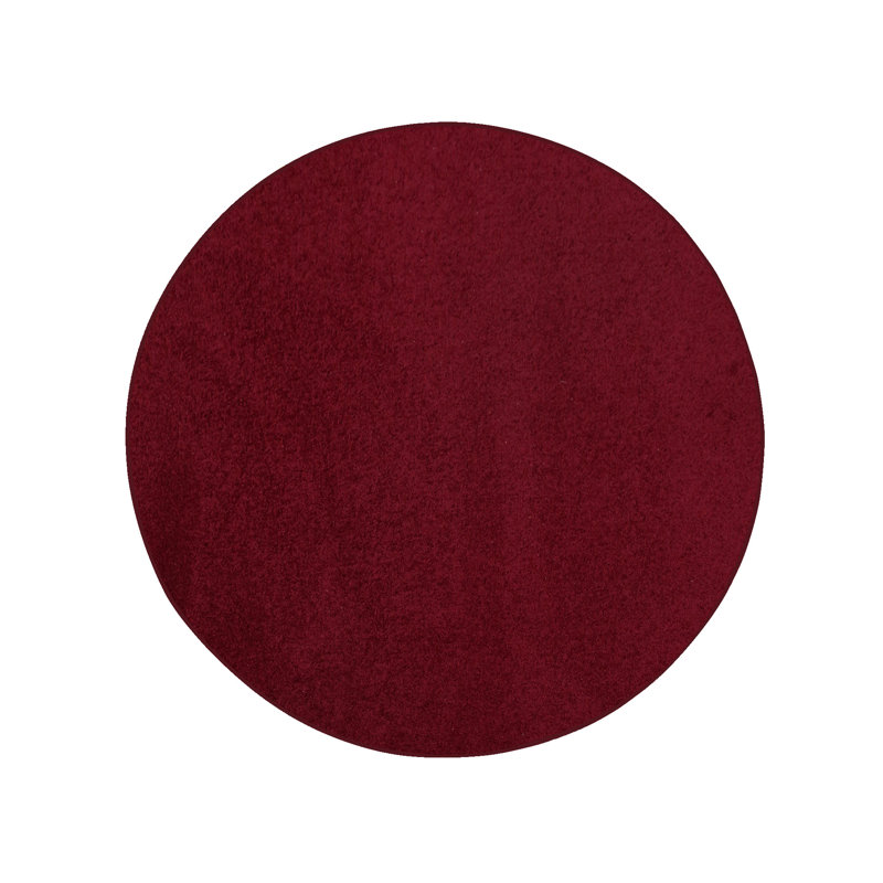 Modern Plush Pet and Kids Friendly Solid Color Area Rugs, Stain & Fade Resistance, Bedroom, Playroom and Kidsroom, Event, Wedding, Perfect for Living Room, Dining Room, Burgundy Rug
