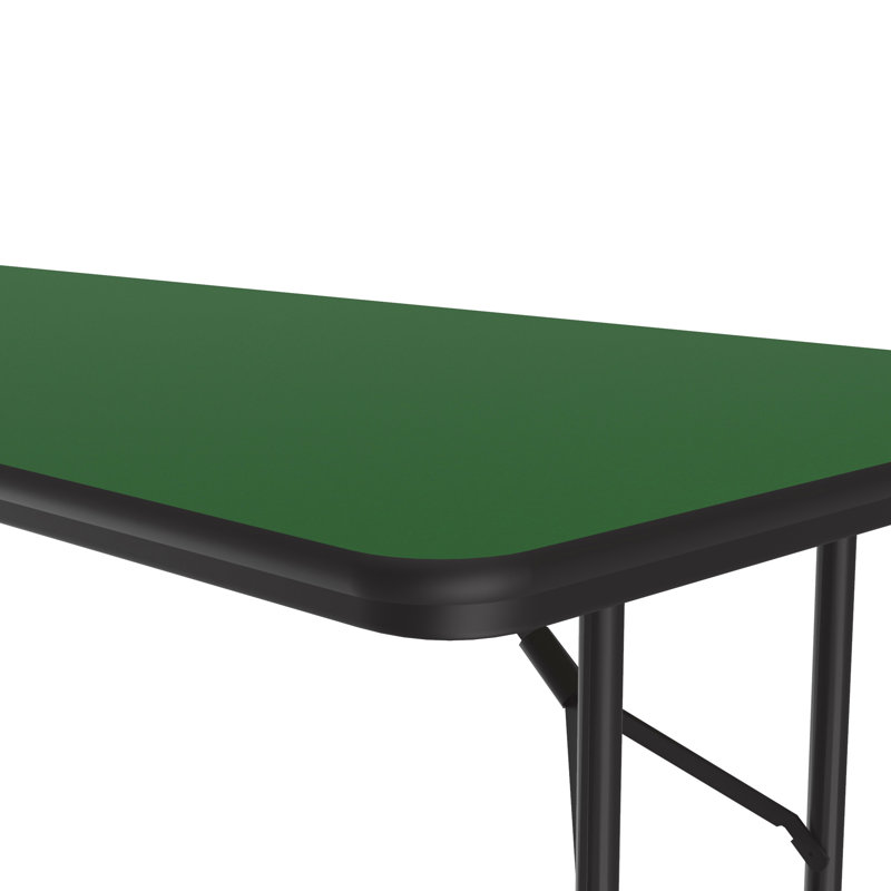 Rectangular Folding Table, Green, 32" H x 72" L x 30" D