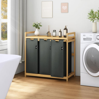Bamboo Laundry Hamper Storage