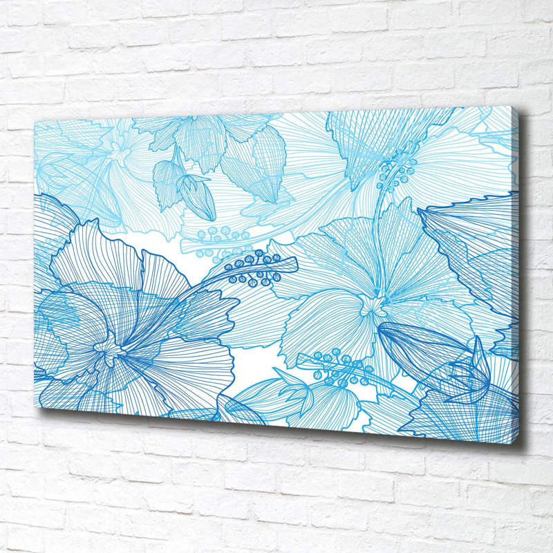Hawaiian Flowers - Wrapped Canvas Print