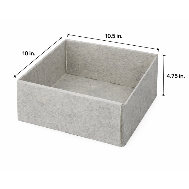 Organisateur de tiroir à vêtements YBM Home, H 4,75 po x l 10 po x P 10,5 po, 8