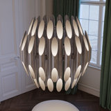 Chimes 72 - Light Dimmable LED Cylinder Chandelier